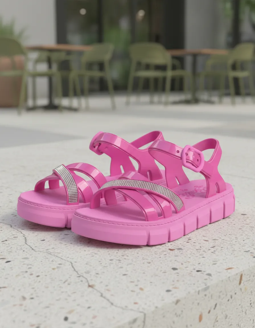SANDALIAS MATTEL BARBIE NIÑA CASUAL FUCSIA 2BGA670001 - 4