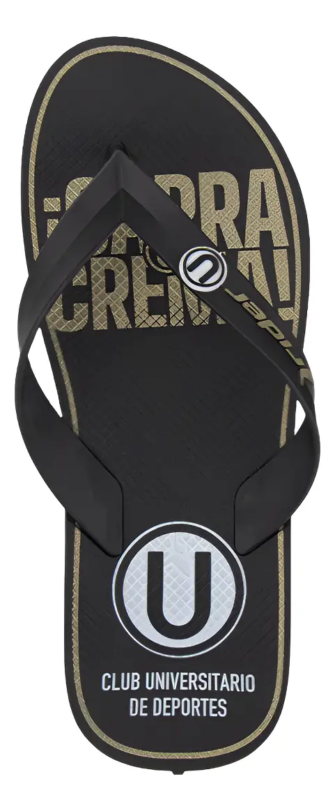 SANDALIAS RIDER FLIP FLOP NEGRO CASUAL DE LA U HOMBRE - 3