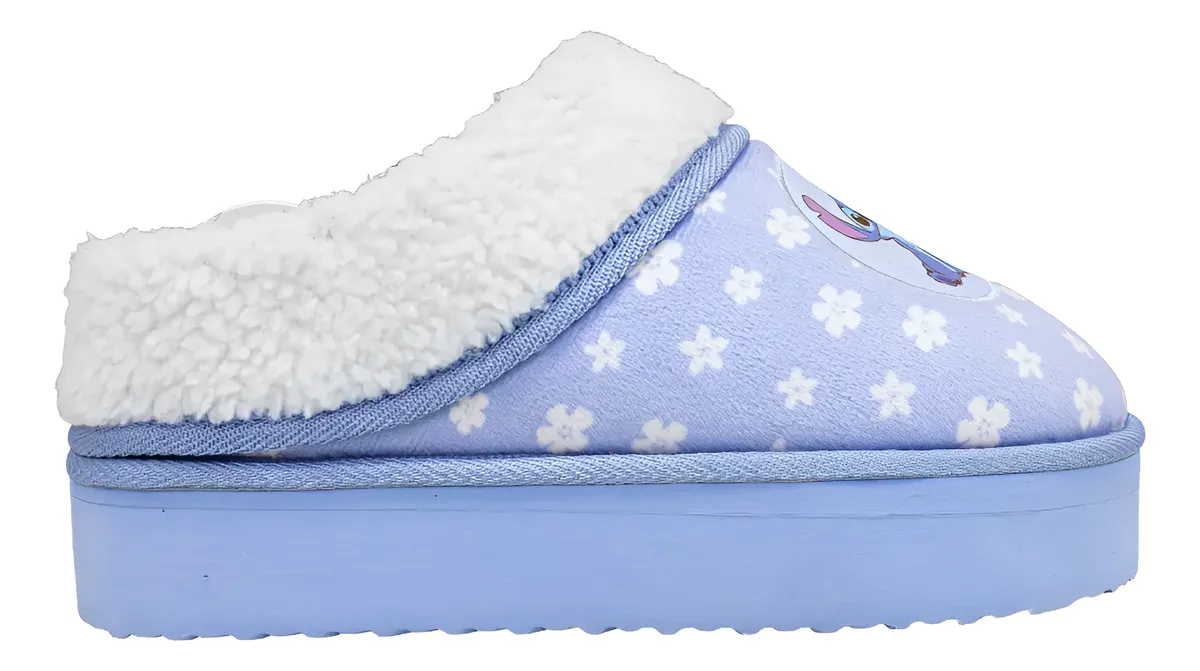 PANTUFLAS STITCH CELESTE MUJER 2TY078000 - 1