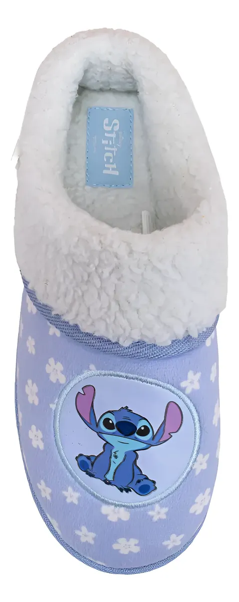 PANTUFLAS STITCH CELESTE MUJER 2TY078000 - 3