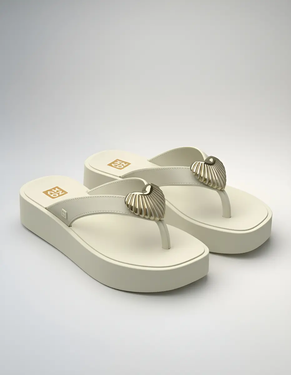 SANDALIAS ZAXY FLIP FLOP MUJER CASUAL BEIGE 2GZ03900002 - 2