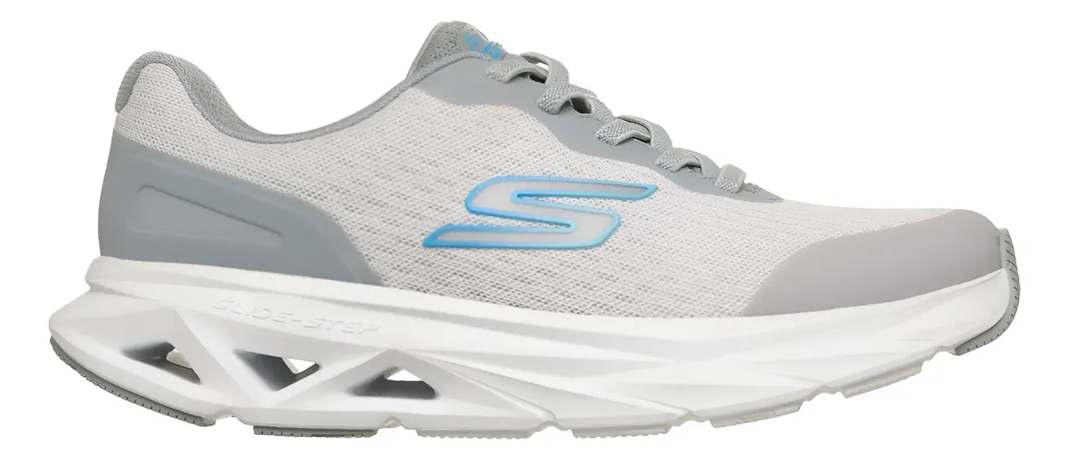 ZAPATILLAS RUNNING SKECHERS MUJER GLIDE-STEP VORTEX GRIS 129826-LTGY - 1
