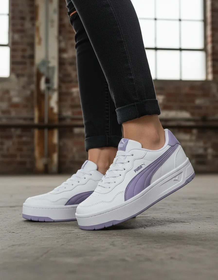 ZAPATILLAS PUMA COURT LALLY SKYE BLANCO MUJER 400368-14 - 7