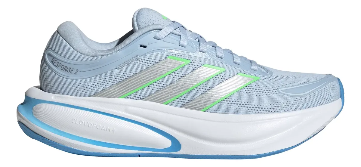 ZAPATILLAS ADIDAS RUNNING RESPONSE 2 MUJER CELESTE KJ1768 - 1