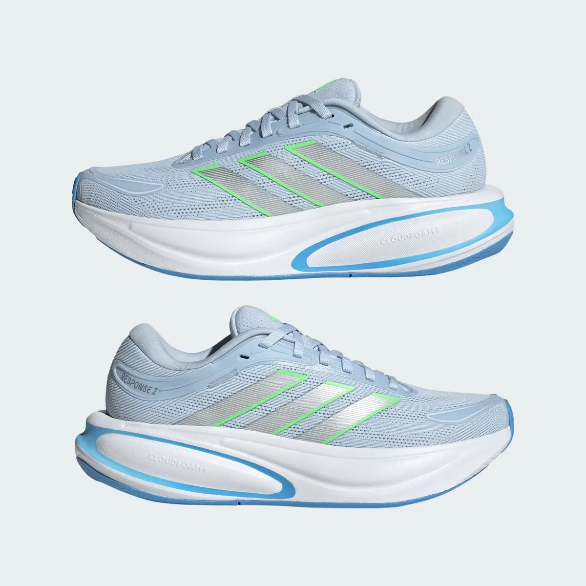 ZAPATILLAS ADIDAS RUNNING RESPONSE 2 MUJER CELESTE KJ1768 - 7