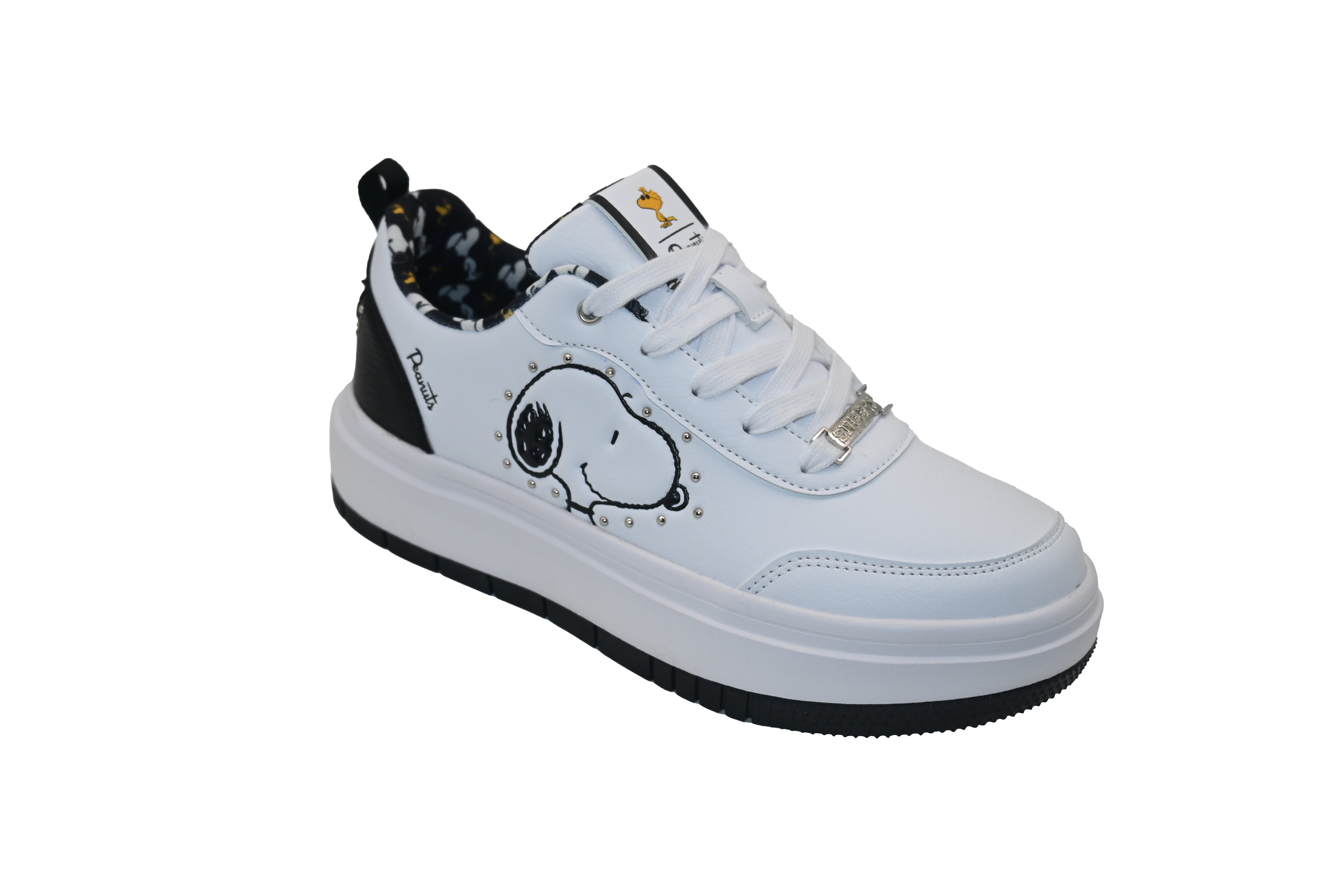 ZAPATILLAS SNOOPY CASUAL MUJER CUERO BLANCO DAMA 2FY03200001 - 1