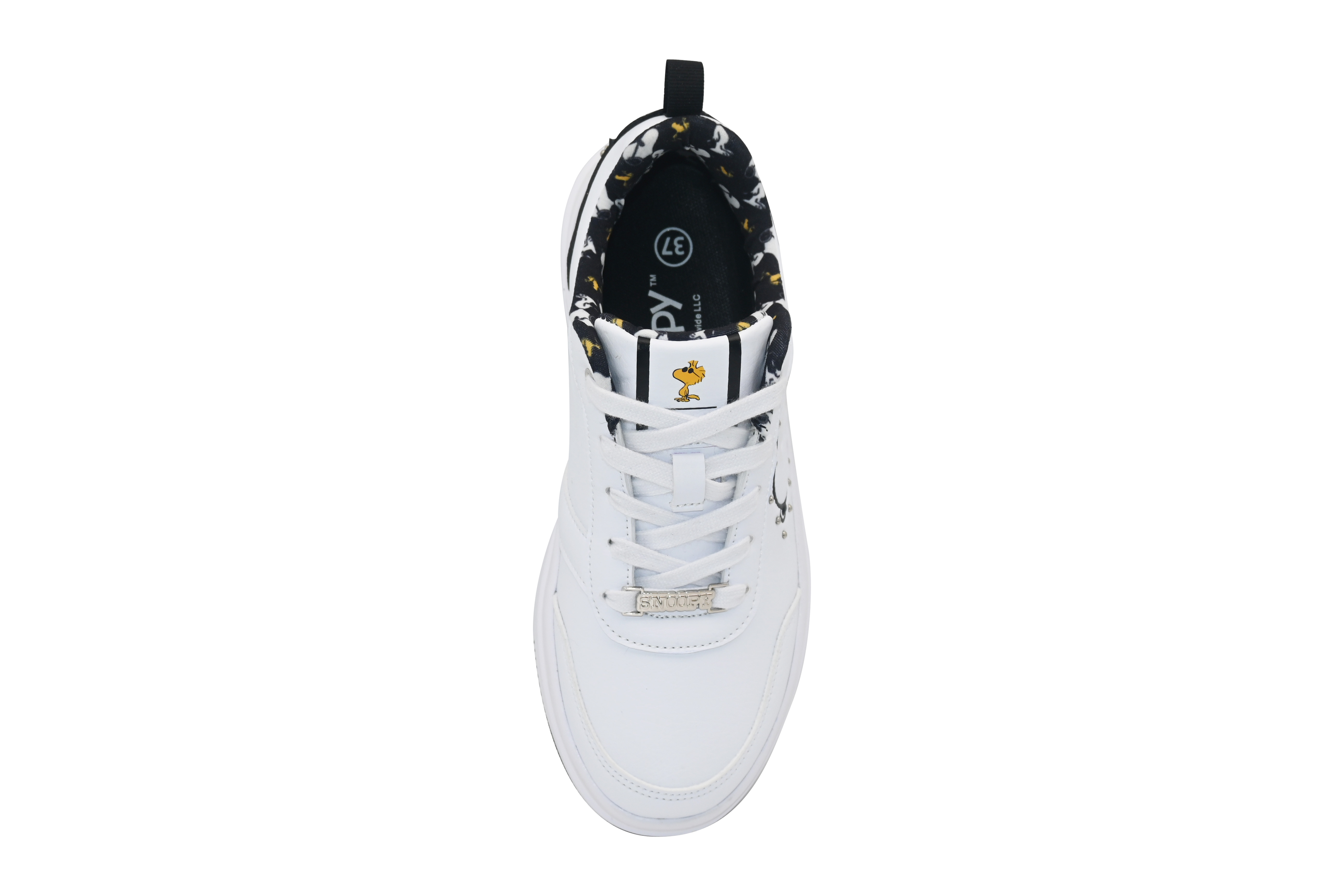 ZAPATILLAS SNOOPY CASUAL MUJER CUERO BLANCO DAMA 2FY03200001 - 3