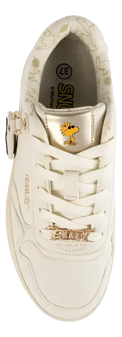 ZAPATILLAS CASUALES BEIGE SNOOPY MUJER 2FY04600001 - 3
