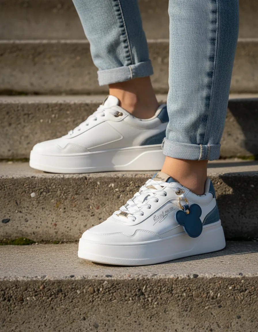 ZAPATILLAS CASUAL MICKEY MOUSE BLANCO MUJER 2KY07200001 - 7