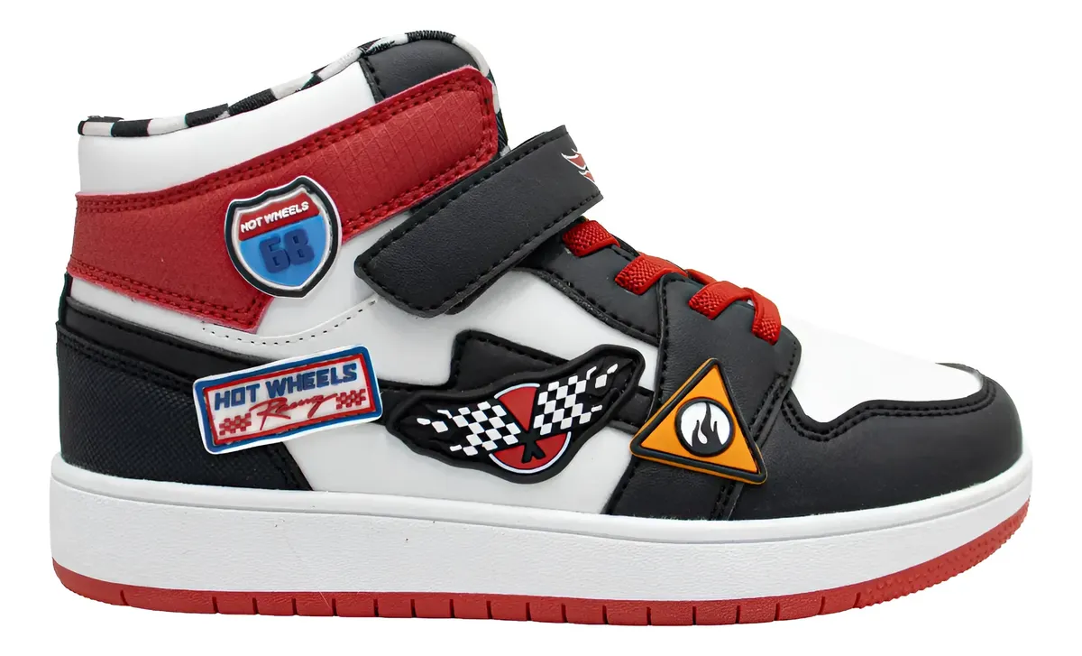 ZAPATILLAS BOTIN MATTEL HOT WHEELS NIÑOS 2HW08800001 BLANCO - 1