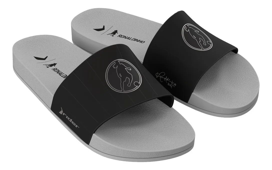 SANDALIAS RIDER GRIS SLIDER RONALDINHO HOMBRE 2RDA6200010 - 1