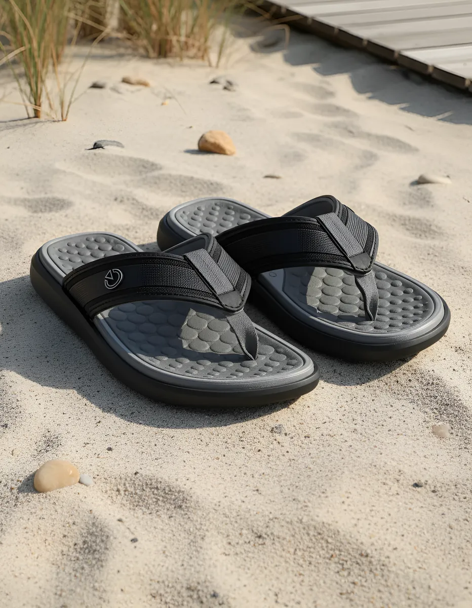 SANDALIAS CARTAGO FLIP FLOP CASUAL GRIS HOMBRE 2GCB7500004 - 4