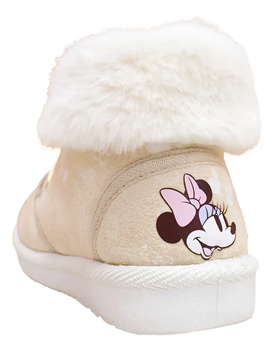 ZAPATILLAS BOTÍN MINNIE MOUSE NIÑAS BEIGE CASUAL 2MN11190001 - 4