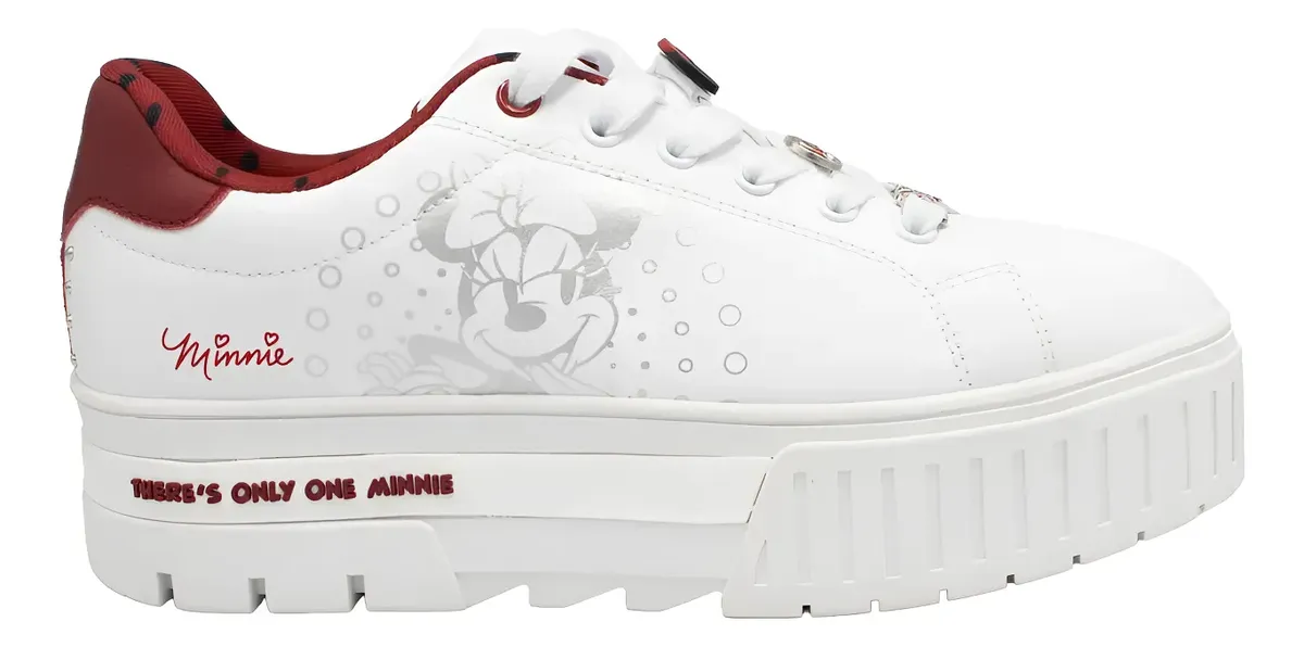 ZAPATILLAS CASUAL MINNIE MOUSE BLANCO PARA MUJER 2NY11900001 - 1
