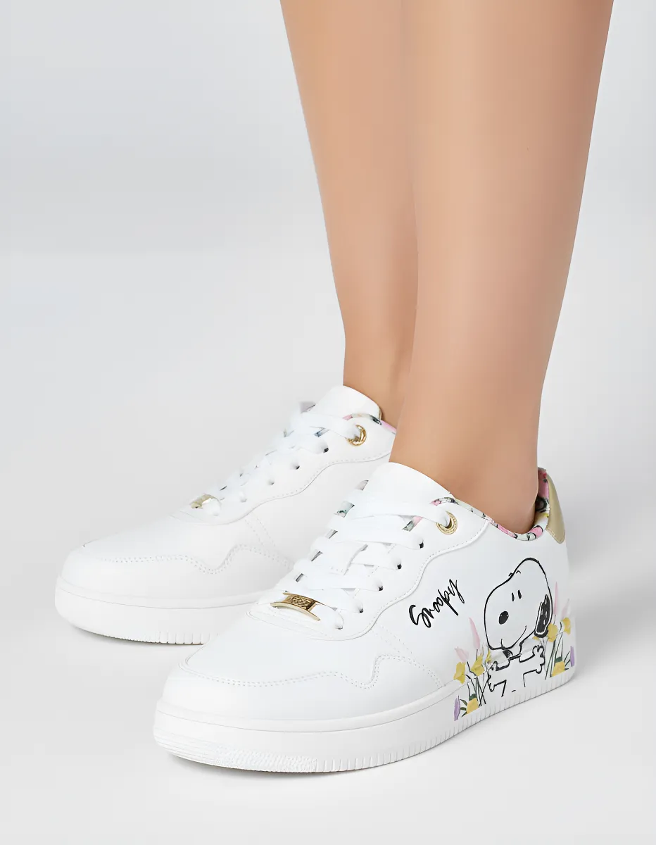 ZAPATILLAS CASUAL SNOOPY MUJER BLANCO 2FY06000001 - 4
