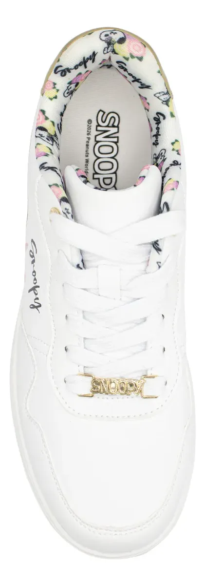 ZAPATILLAS CASUAL SNOOPY MUJER BLANCO 2FY06000001 - 6