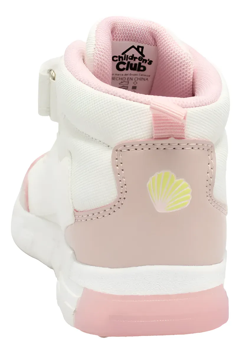 ZAPATILLAS BOTÍN NIÑA CASUAL STITCH BLANCO ROSA 2STC0640002 - 6