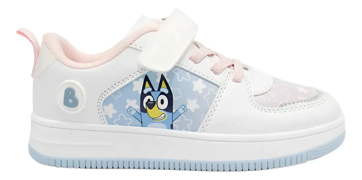 ZAPATILLAS BLUEY CASUAL BLANCO CELESTE NIÑA 2BU09700001 - 3