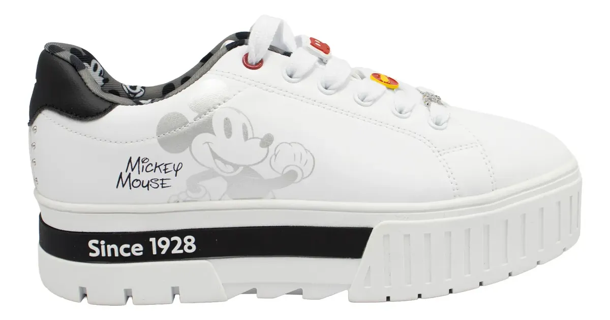 ZAPATILLAS CASUAL MICKEY MOUSE BLANCO PARA MUJER 2KY08200001 - 1