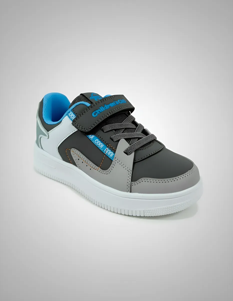ZAPATILLAS CHILDREN'S CLUB CASUALES GRIS NIÑOS 2CZ13000001 - 3