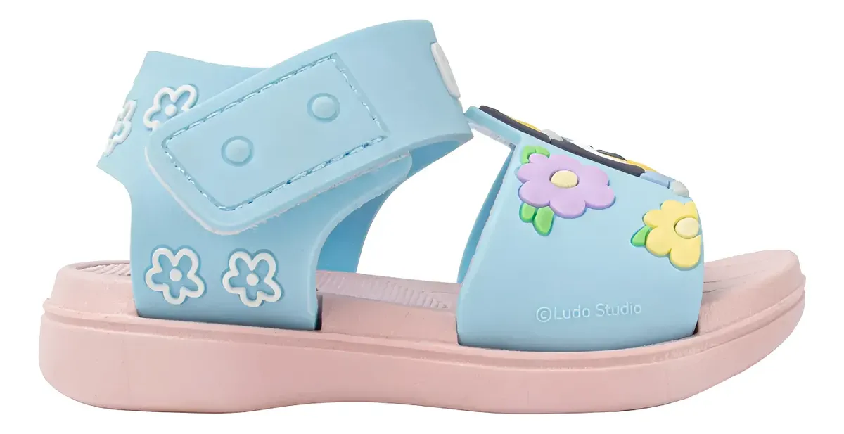SANDALIAS CASUAL BLUEY NIÑA CELESTE ROSADO 2BU09800001 - 1