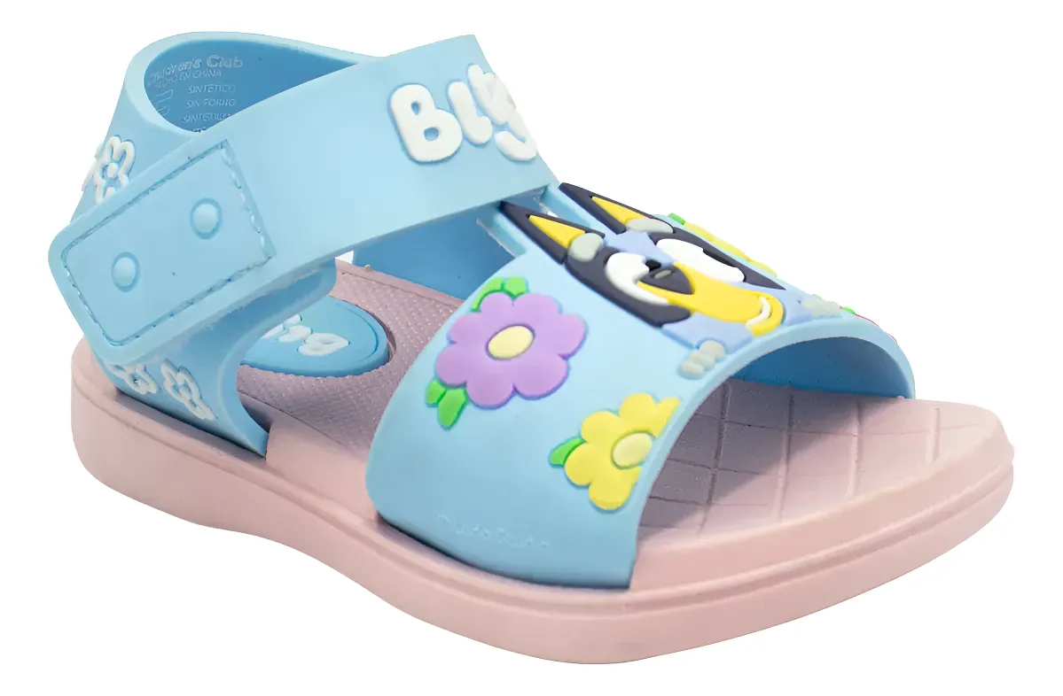 SANDALIAS CASUAL BLUEY NIÑA CELESTE ROSADO 2BU09800001 - 2