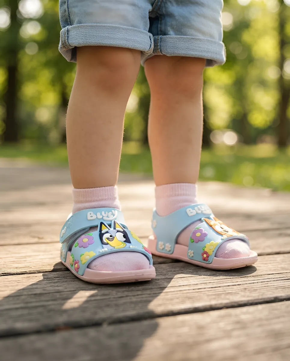 SANDALIAS CASUAL BLUEY NIÑA CELESTE ROSADO 2BU09800001 - 4