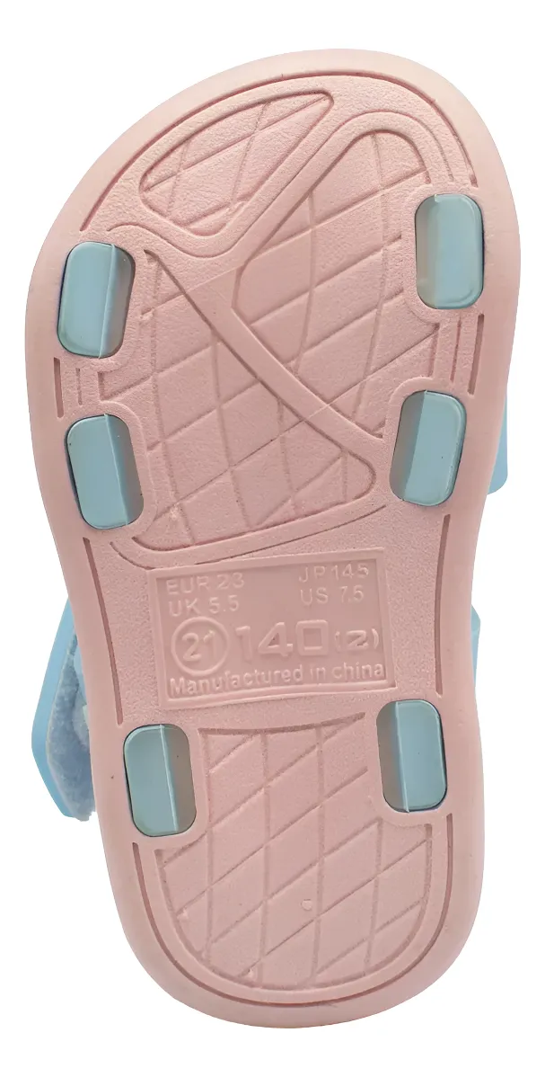 SANDALIAS CASUAL BLUEY NIÑA CELESTE ROSADO 2BU09800001 - 6