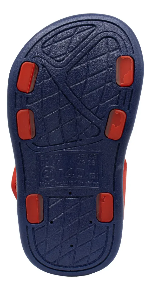 SANDALIAS CASUAL NIÑO SPIDERMAN ROJO 2SN12860001 - 5