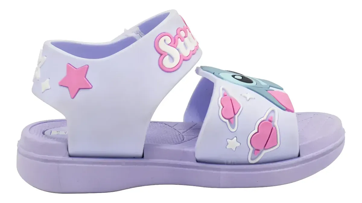 SANDALIAS DISNEY STITCH NIÑA LILA 2STC0580001 CON CORREA - 1