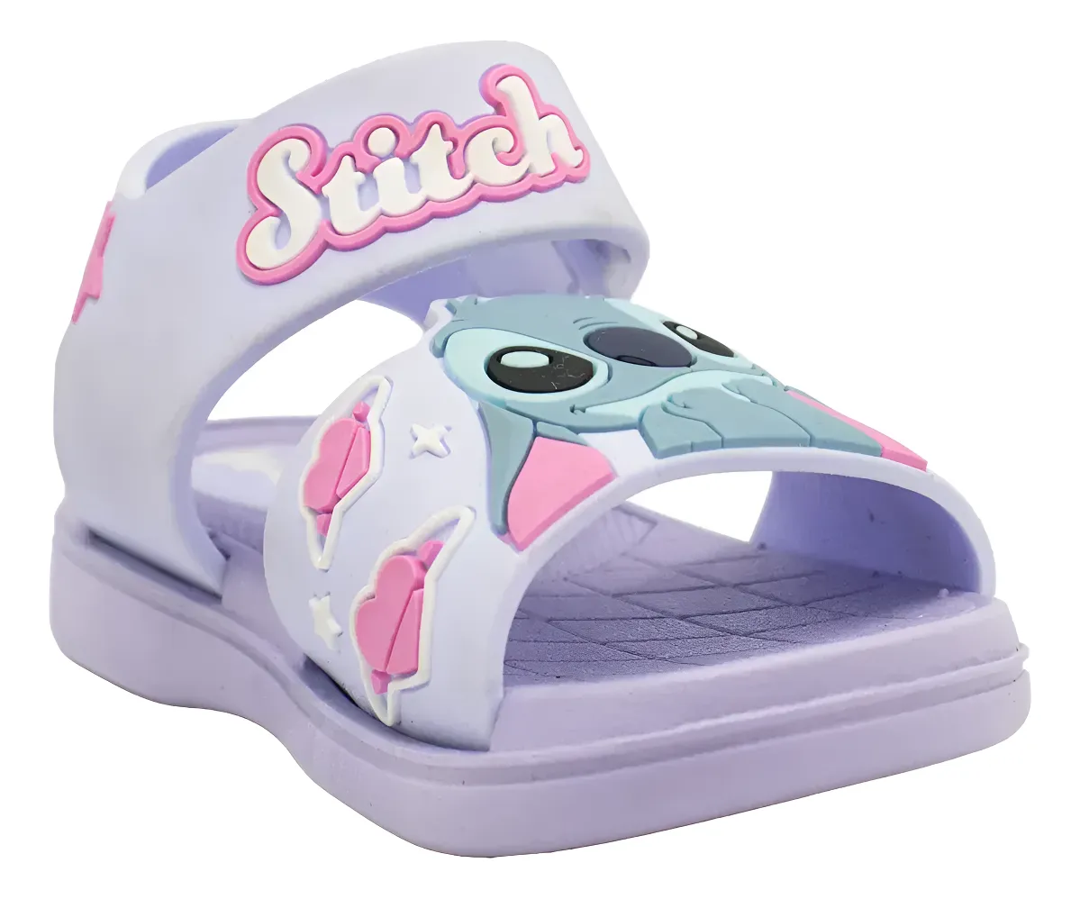 SANDALIAS DISNEY STITCH NIÑA LILA 2STC0580001 CON CORREA - 2