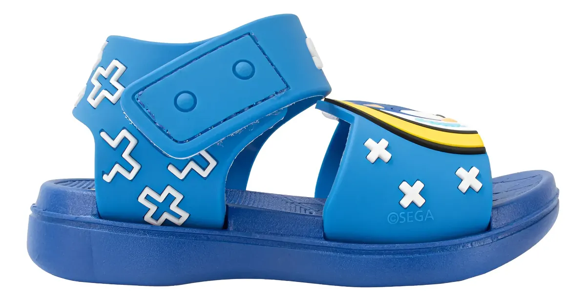 SANDALIAS CASUAL NIÑO SONIC AZUL 2SO05500001 - 1