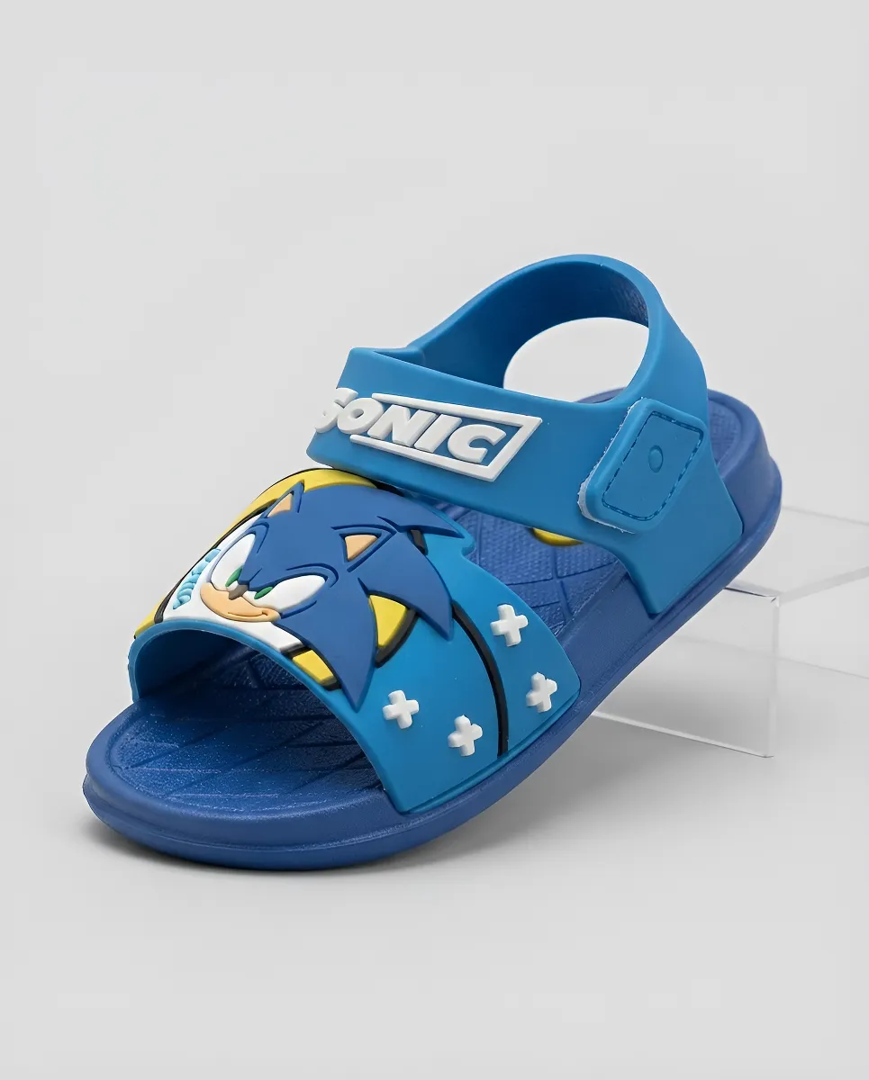 SANDALIAS CASUAL NIÑO SONIC AZUL 2SO05500001 - 4