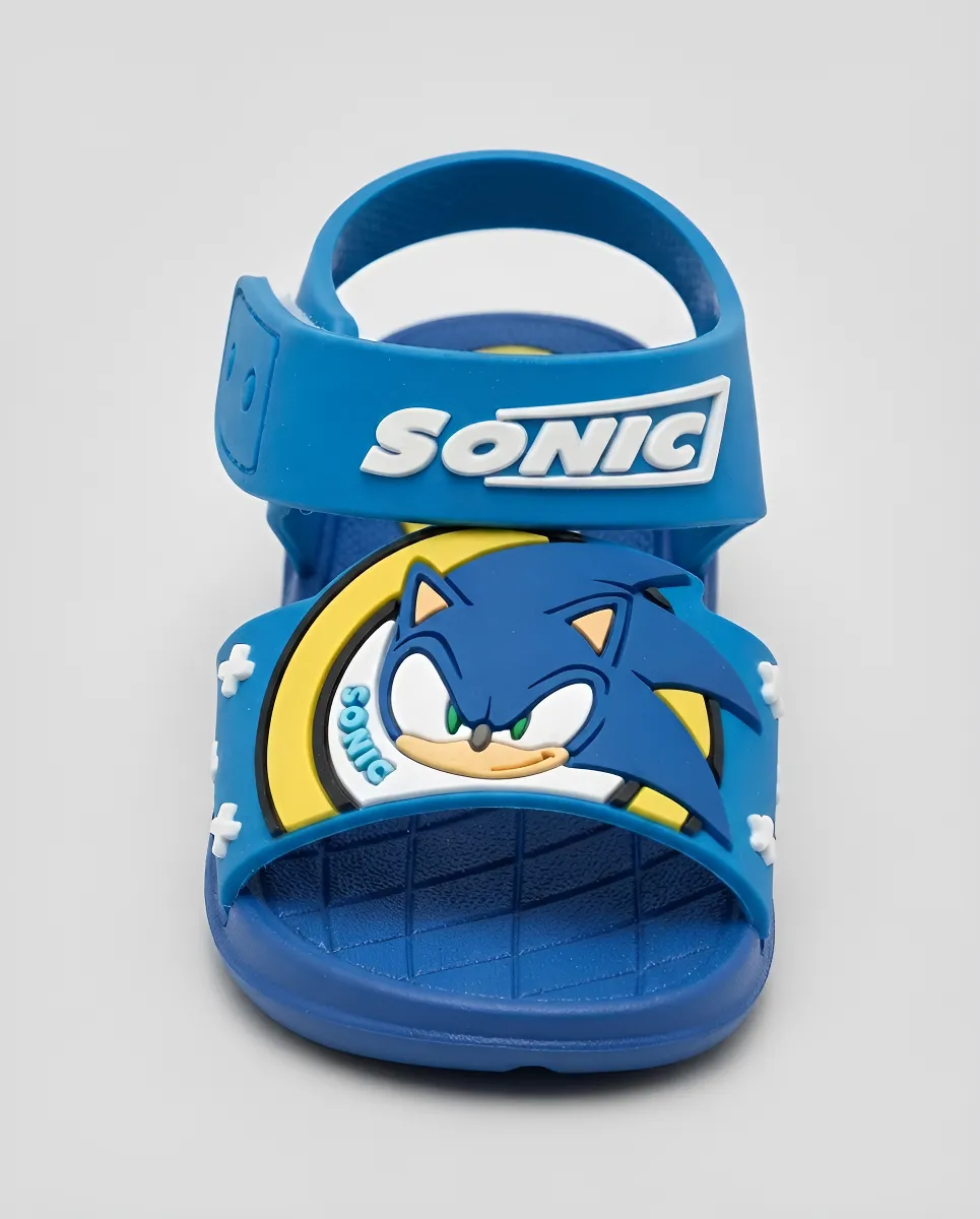 SANDALIAS CASUAL NIÑO SONIC AZUL 2SO05500001 - 5