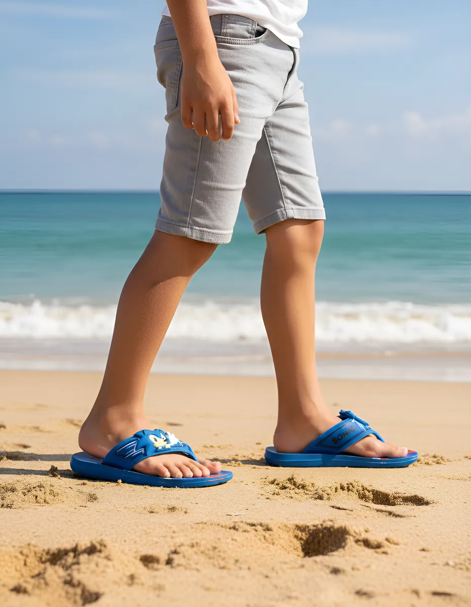 SANDALIAS SONIC CASUAL CELESTE PARA NIÑOS 2SOB2900002 - 5