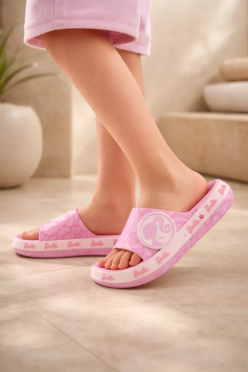 SANDALIAS SLAP CASUAL BARBIE PARA NIÑAS ROSA 2AR13510001 - 2