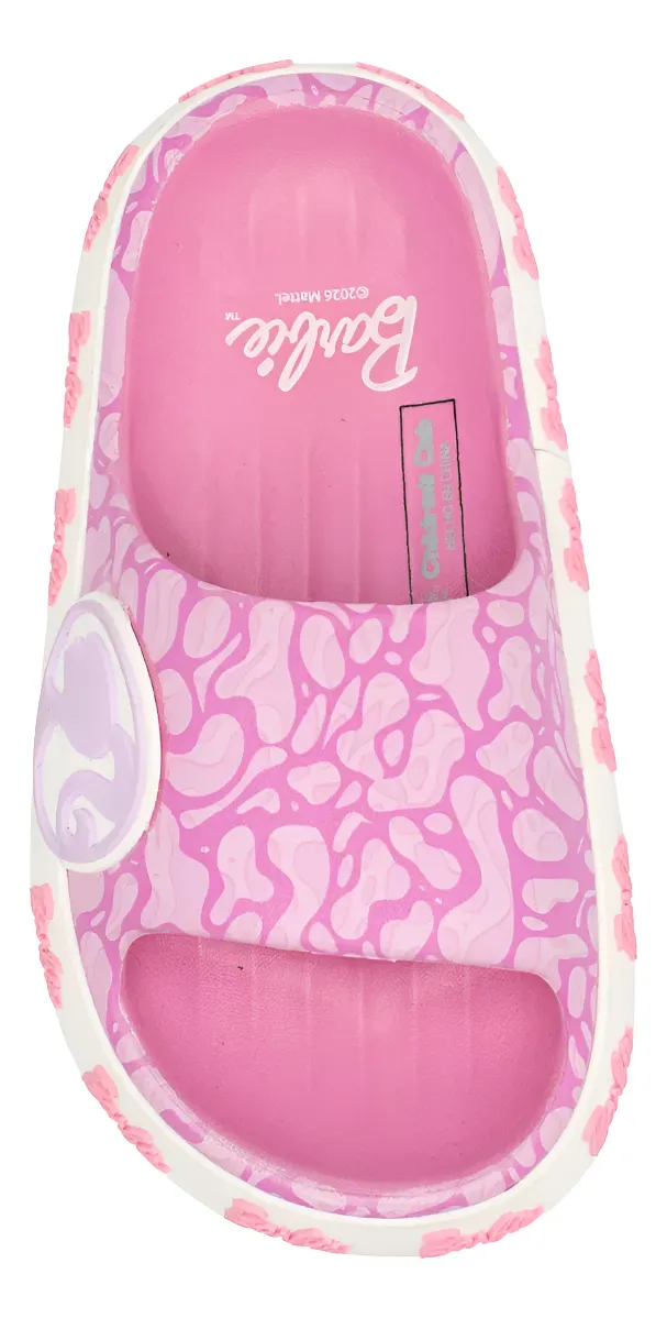 SANDALIAS SLAP CASUAL BARBIE PARA NIÑAS ROSA 2AR13510001 - 3