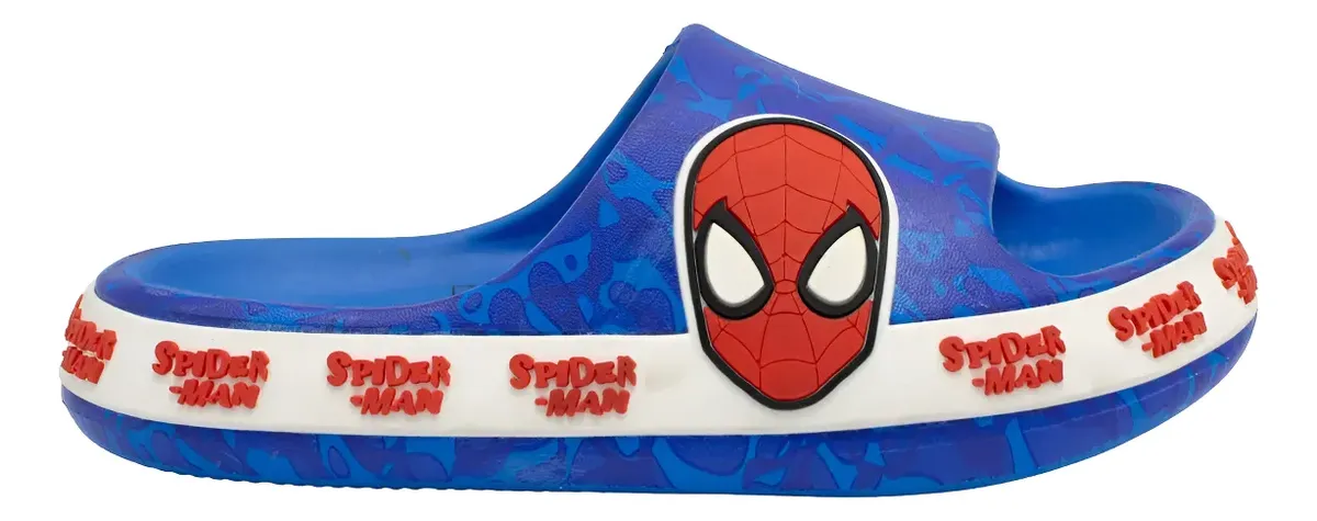 SANDALIAS SLAP SPIDERMAN AZUL PARA NIÑOS 2SN12870001 - 1