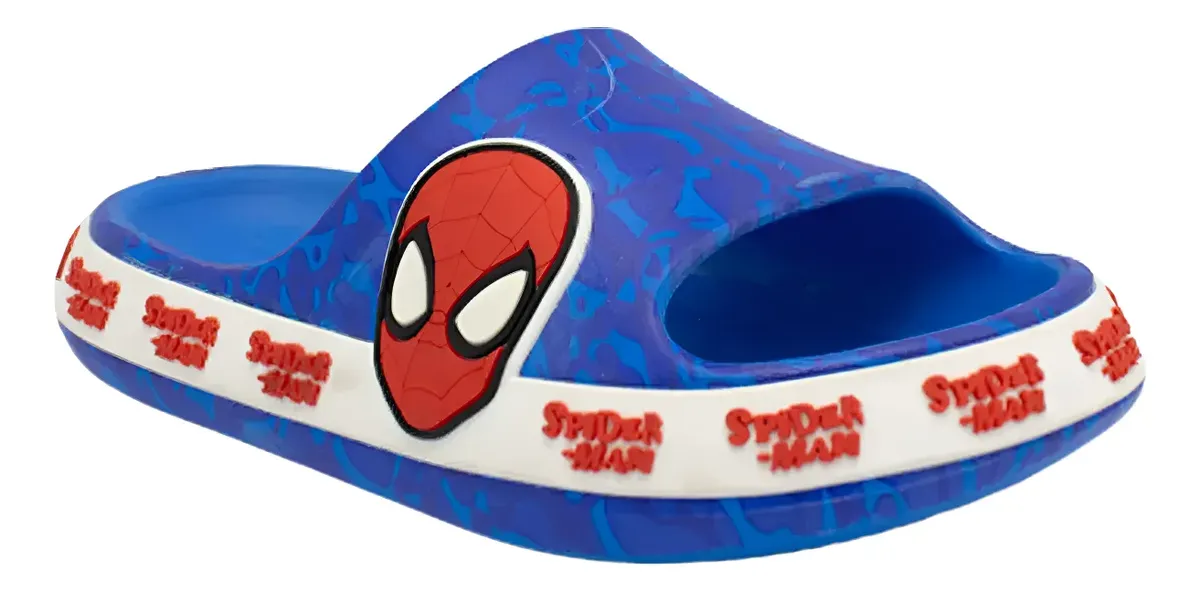 SANDALIAS SLAP SPIDERMAN AZUL PARA NIÑOS 2SN12870001 - 3