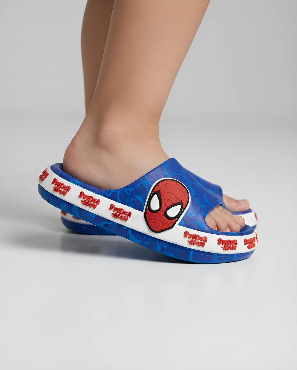 SANDALIAS SLAP SPIDERMAN AZUL PARA NIÑOS 2SN12870001 - 4