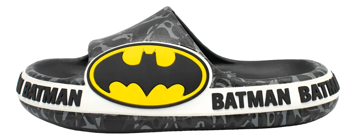 SANDALIAS SLAP BATMAN NEGRO PARA NIÑOS 2BM17200001 - 1