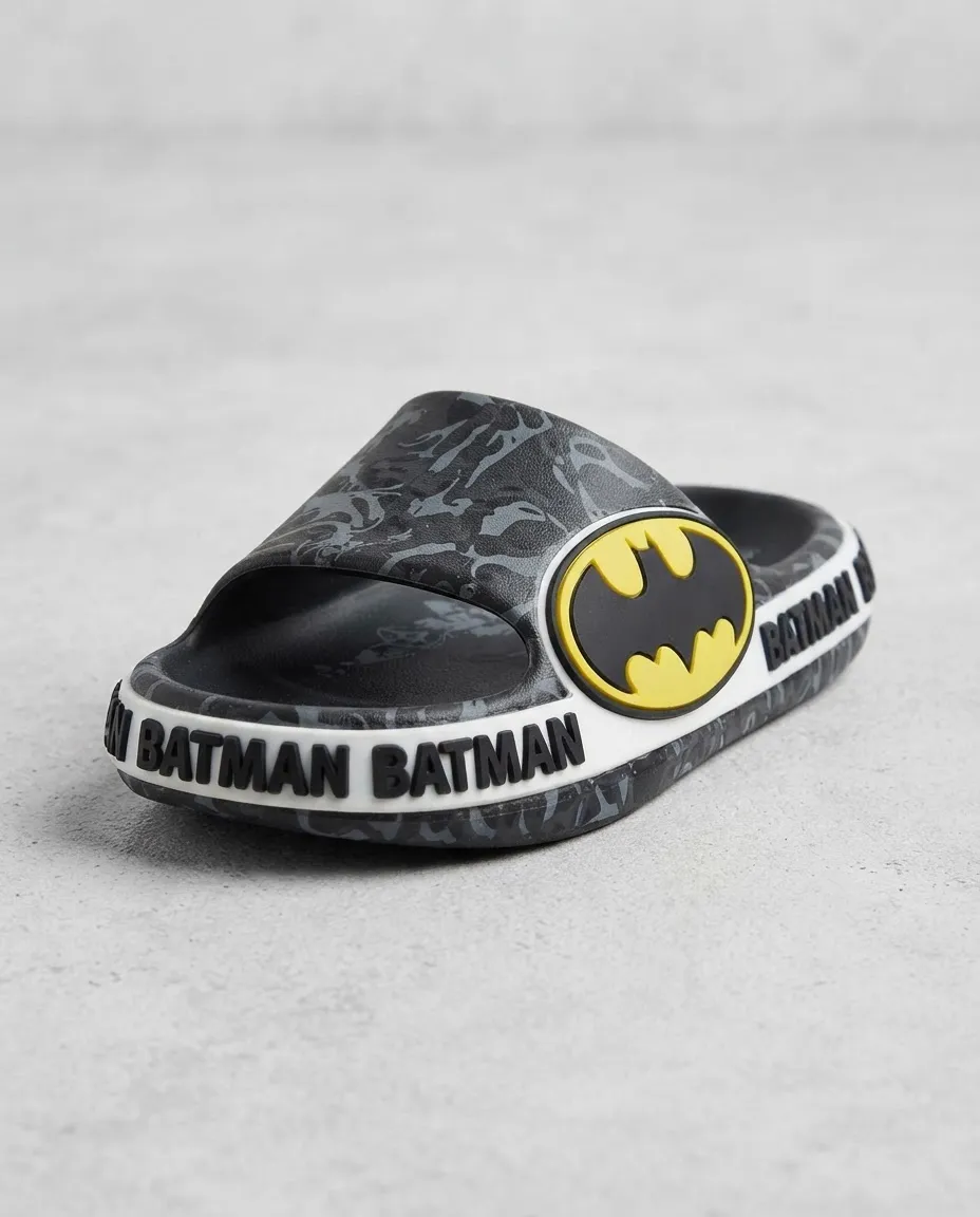 SANDALIAS SLAP BATMAN NEGRO PARA NIÑOS 2BM17200001 - 3