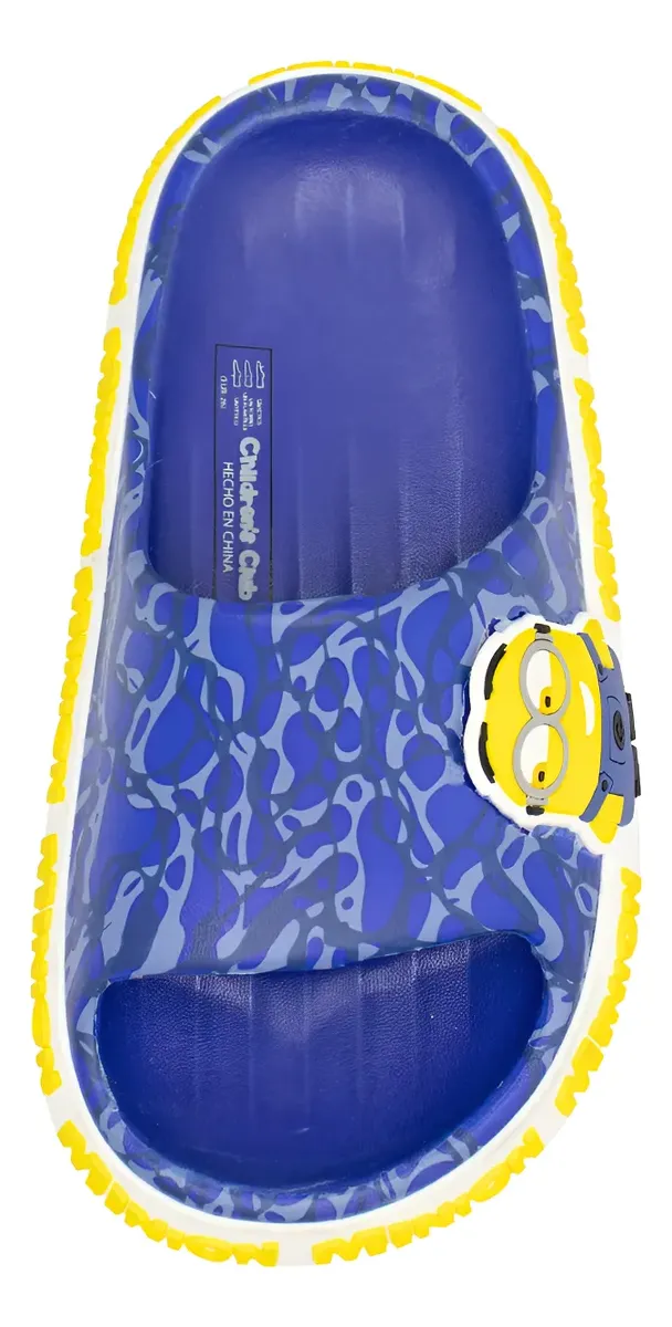 SANDALIAS SLAP CASUAL MINIONS AZUL PARA NIÑOS 2MI06100001 - 4