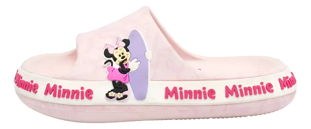 SANDALIAS SLAP CASUAL MINNIE MOUSE PARA NIÑAS ROSA 2MN11580001 - 1