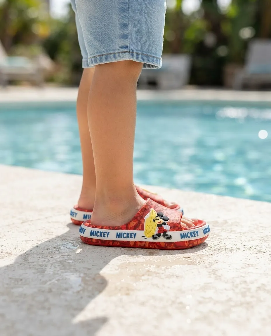 SANDALIAS SLAP CASUAL DISNEY MICKEY ROJO PARA NIÑOS 2MC95800001 - 4