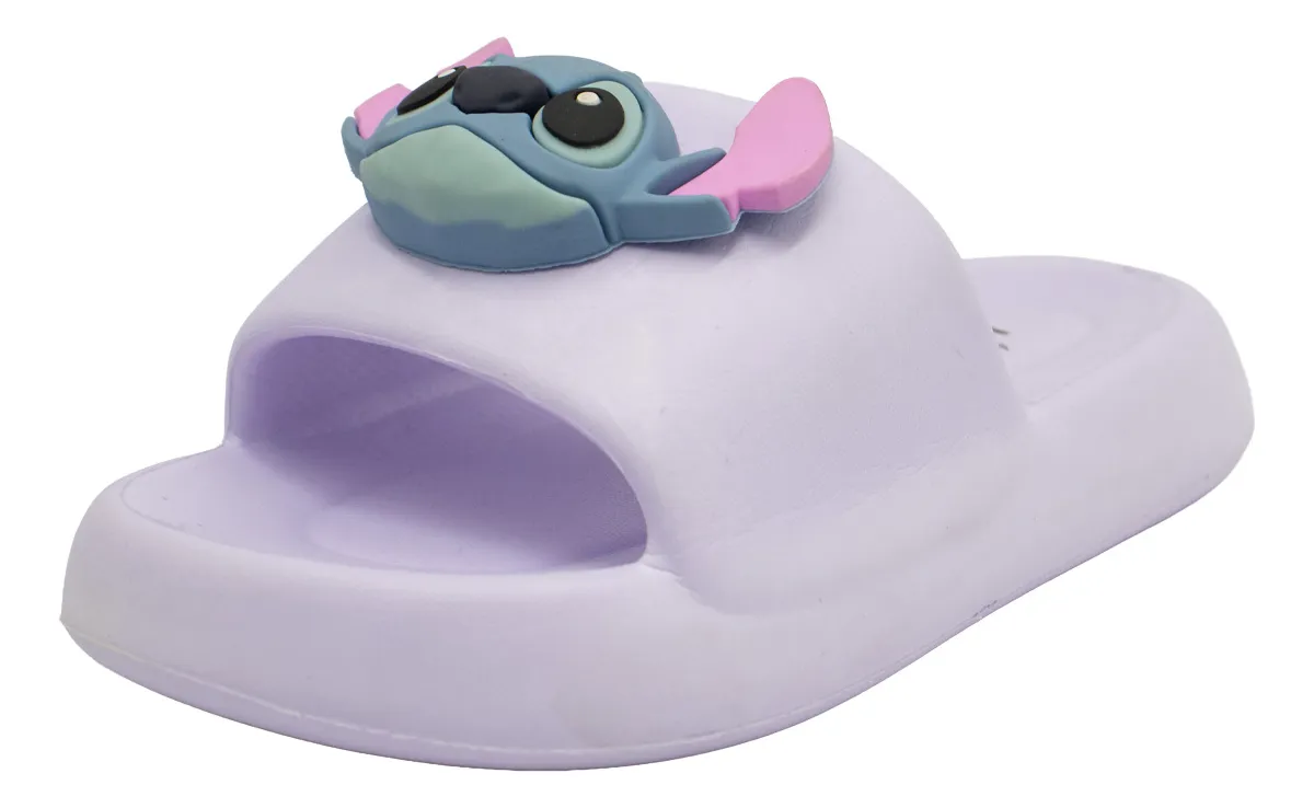 SANDALIAS 3D DISNEY STITCH PARA NIÑAS LILA 2STC0650001 - 2