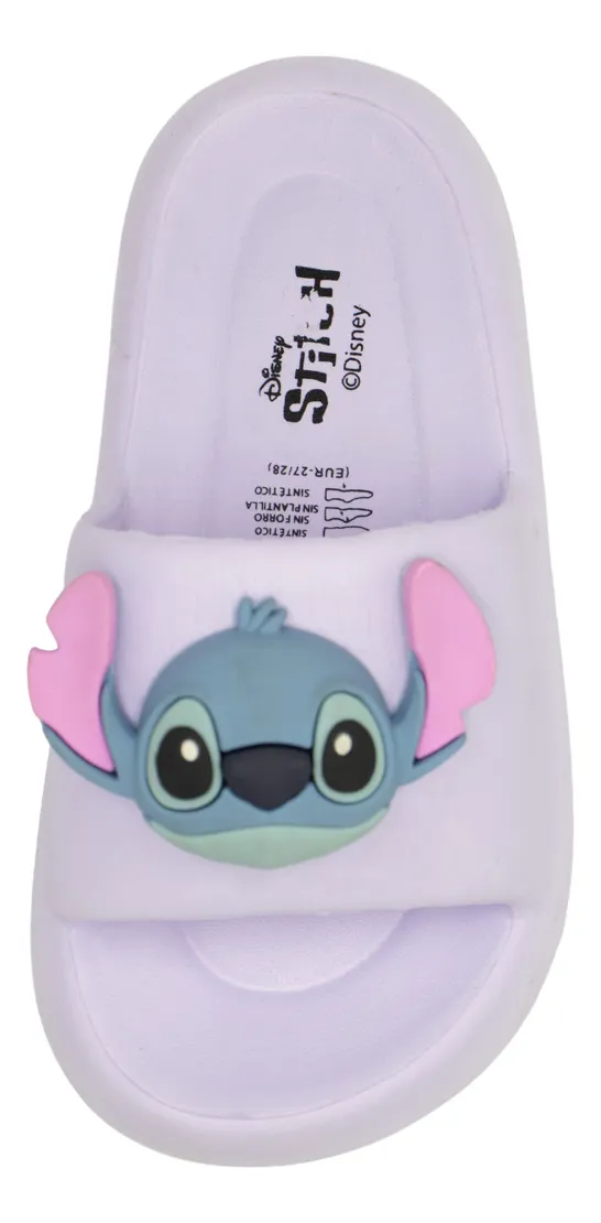 SANDALIAS 3D DISNEY STITCH PARA NIÑAS LILA 2STC0650001 - 3