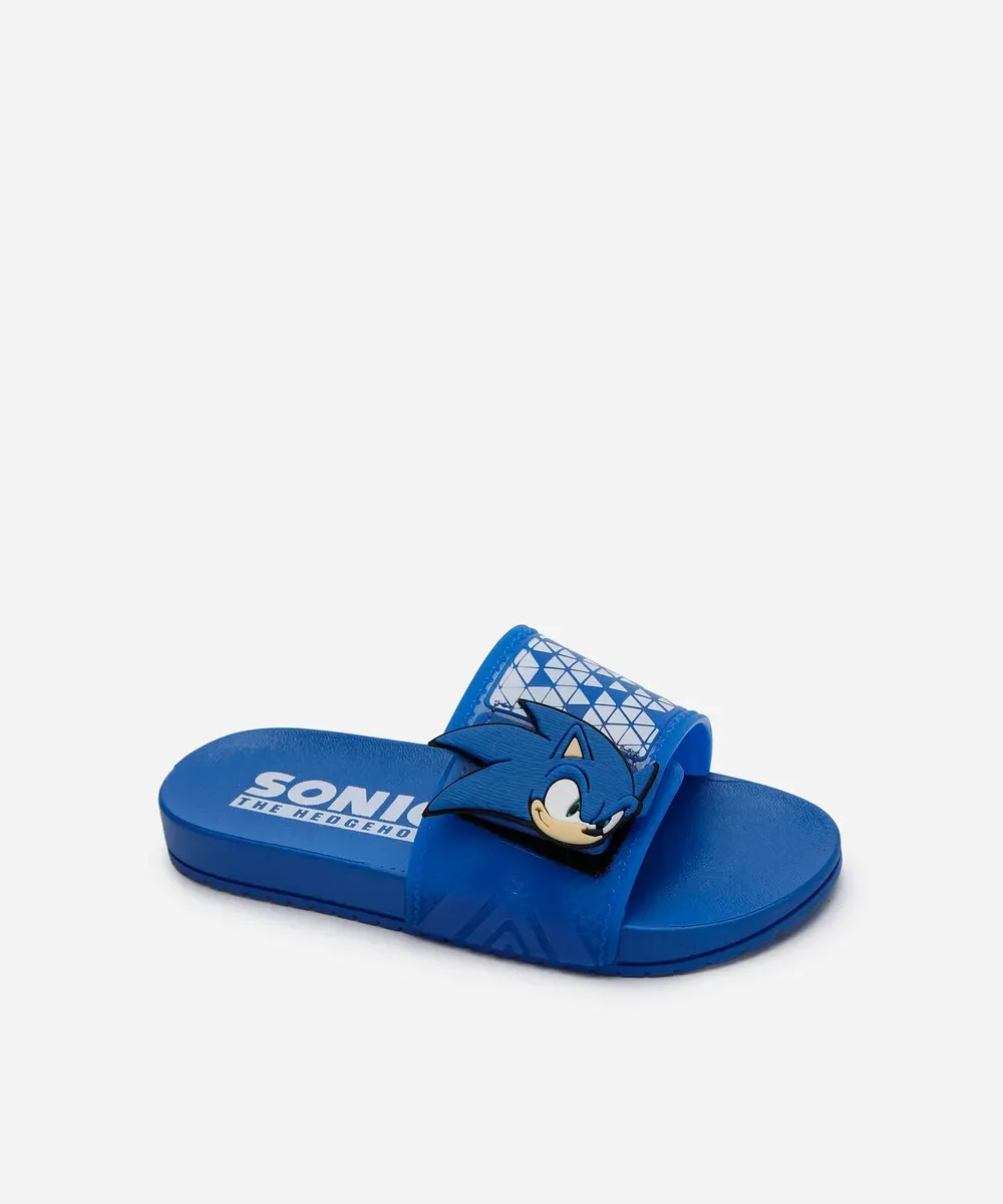 SANDALIAS CASUAL SONIC AZUL SLIDER NIÑO 2SOA2500003 - 1