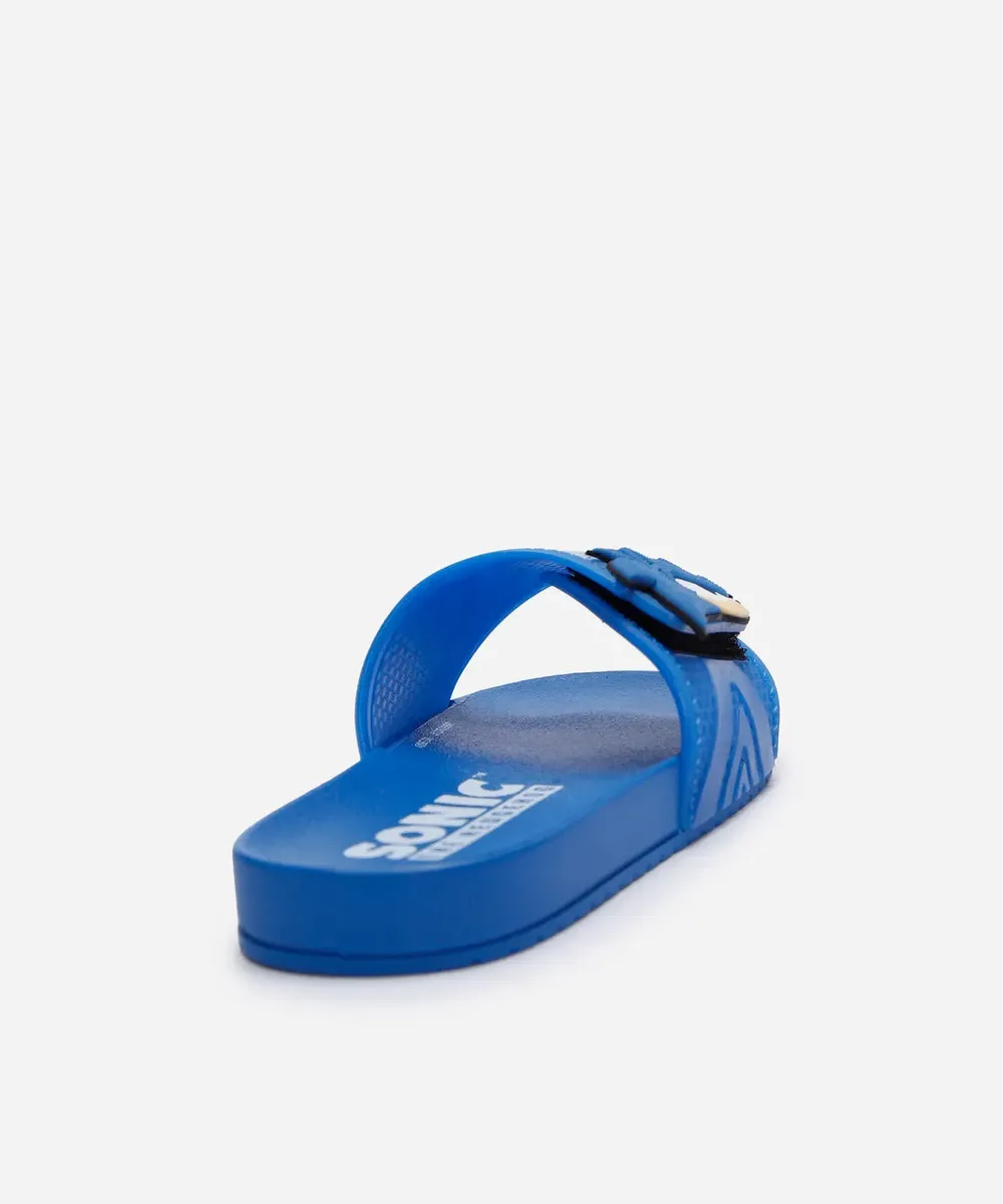 SANDALIAS CASUAL SONIC AZUL SLIDER NIÑO 2SOA2500003 - 3