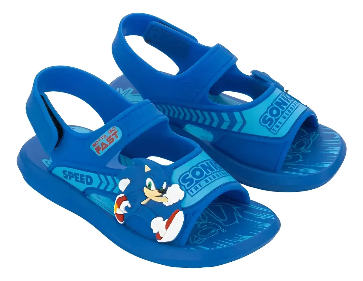 SANDALIAS CASUAL SONIC AZUL CLARO NIÑO 2SOA5300001 - 1